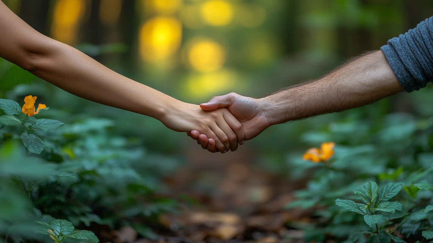 The positive effect of holding hands on your life