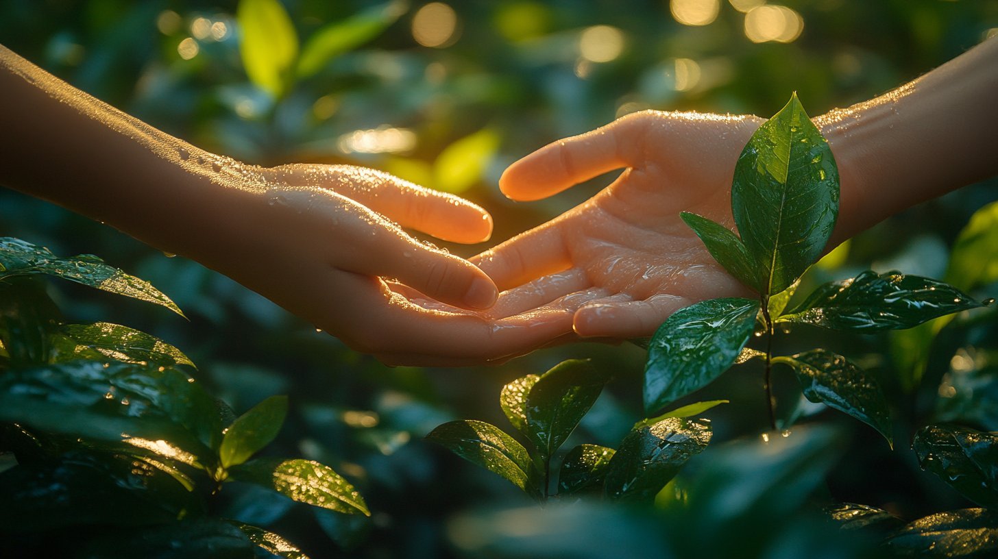 Stress relief through touch