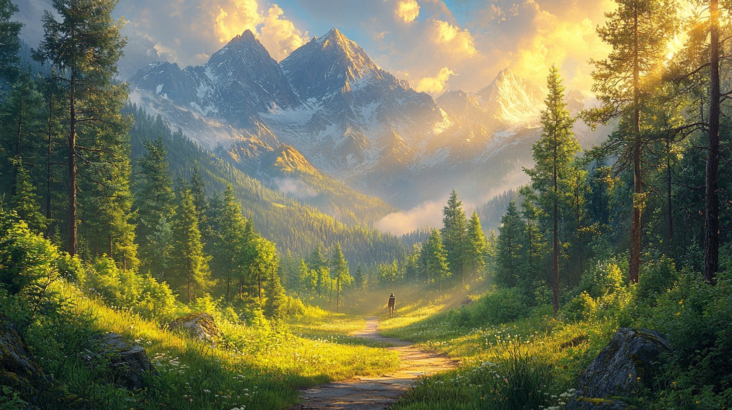 Eine Figur an einer Kreuzung, bereit für Abenteuer und neue Wege.