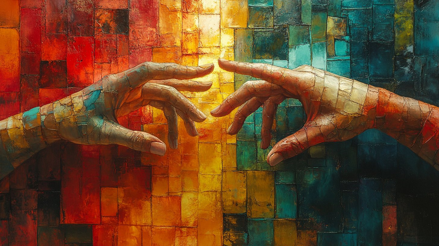 Hände, die sich nicht berühren, symbolisieren Beziehungsprobleme.