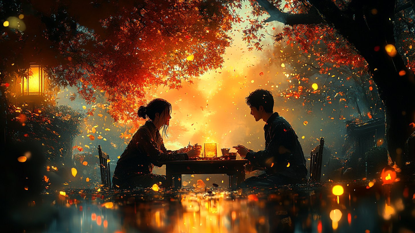 Una coppia impegnata in una profonda conversazione, esprimendo fiducia.