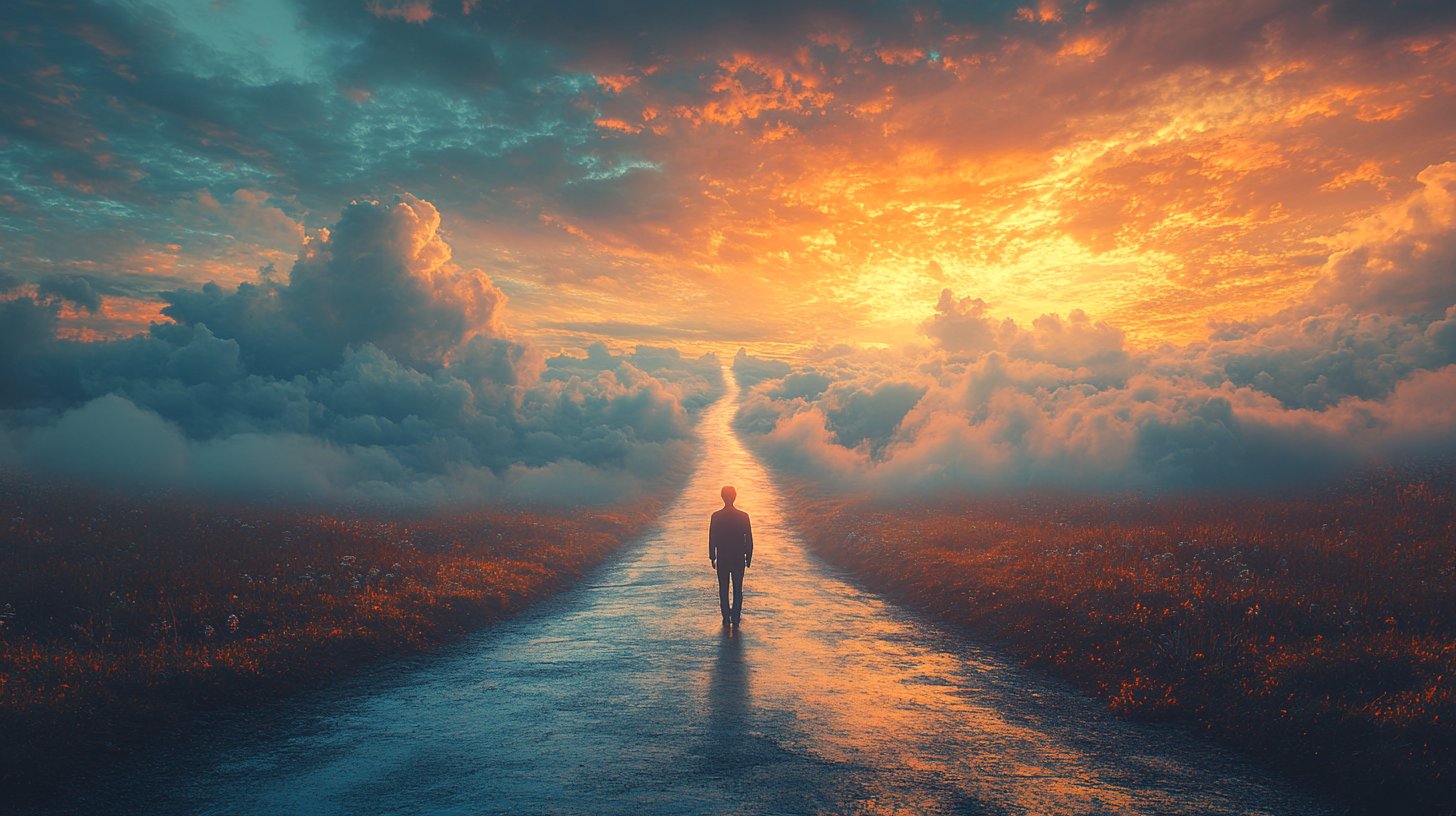 Une personne se tient à un carrefour, incertaine de son prochain choix.