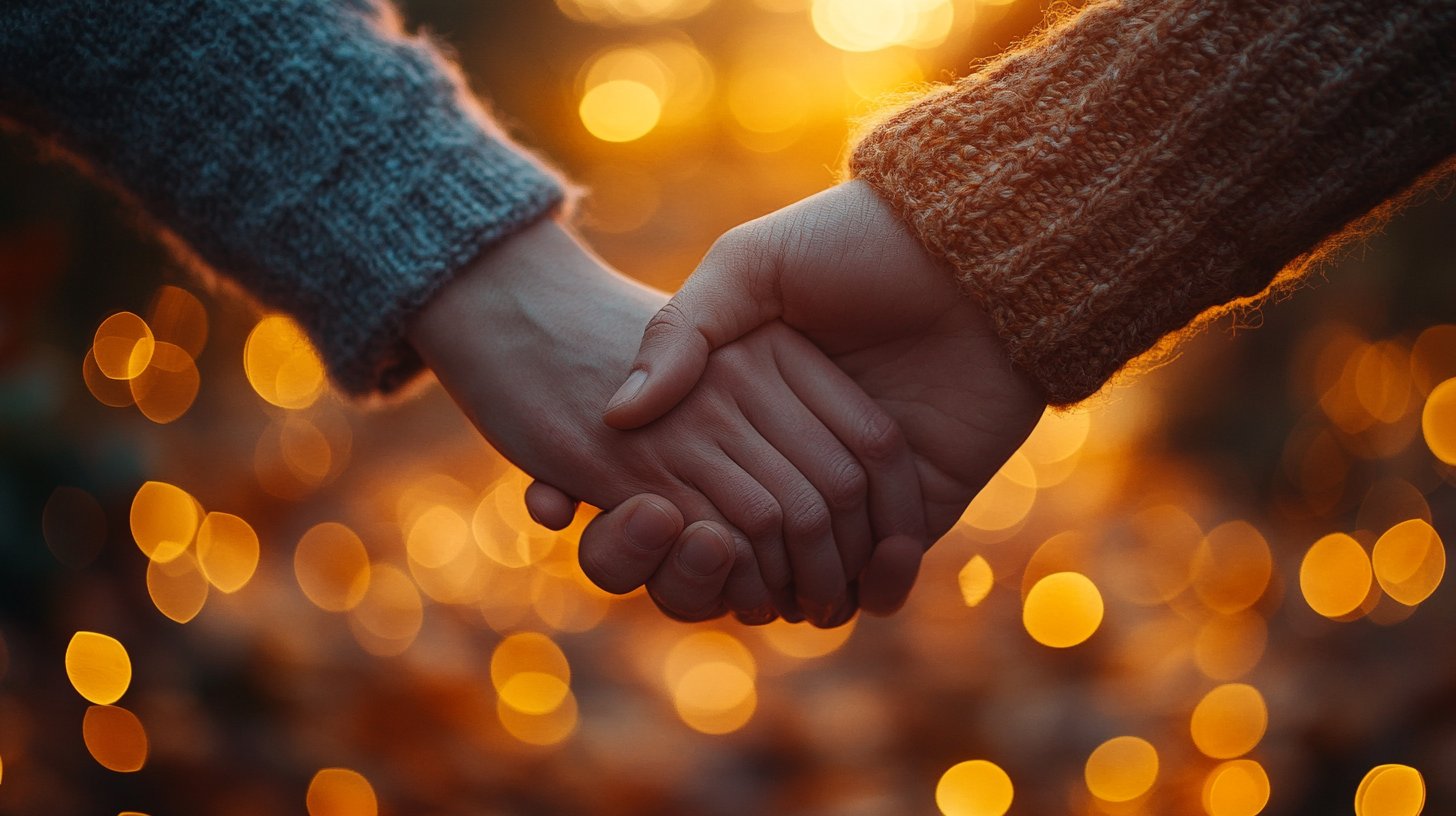 Eine lebhafte Versammlung im Freien mit Freunden, die Freude und Wärme wahrhaftig verkörpert.