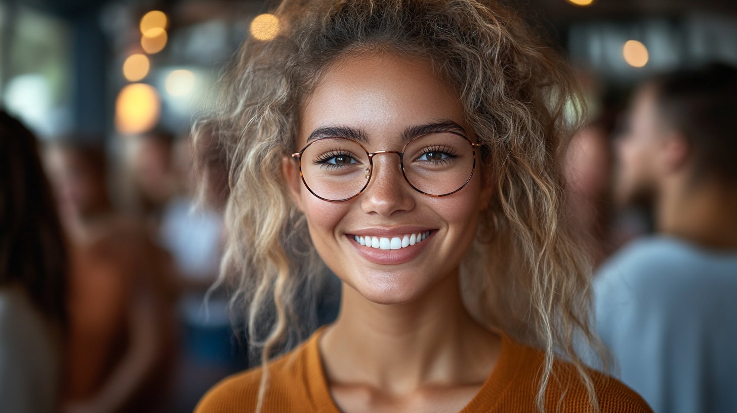 Eine vielfältige Gruppe, die durch Körpersprache und Lächeln verbunden ist.