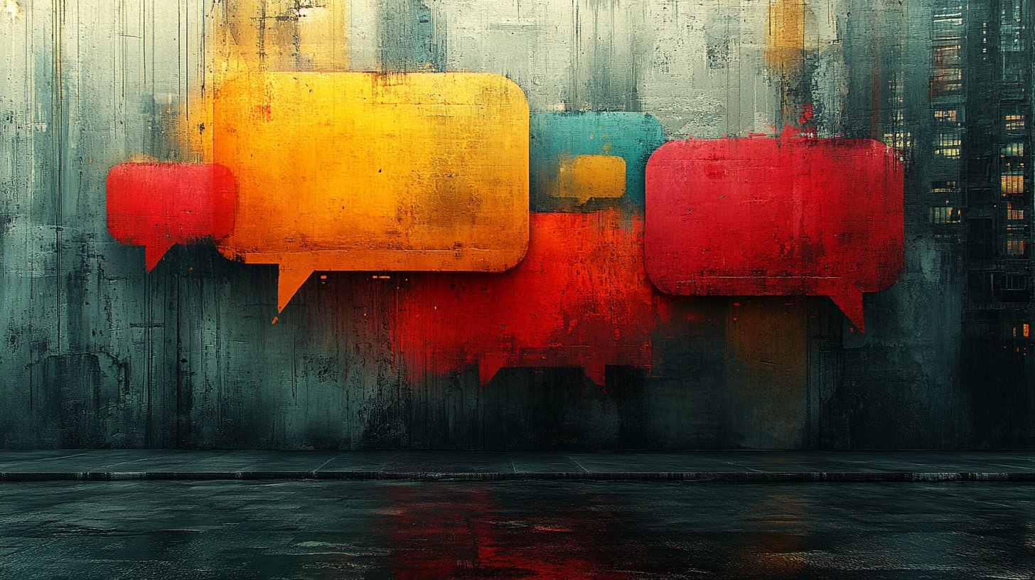 Una rappresentazione astratta della discomunicazione.