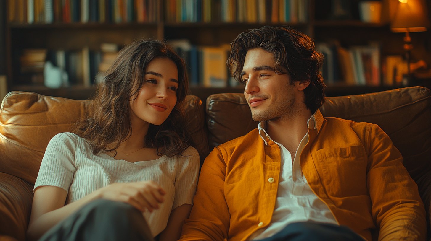 Er zeigt Interesse an deinem Leben