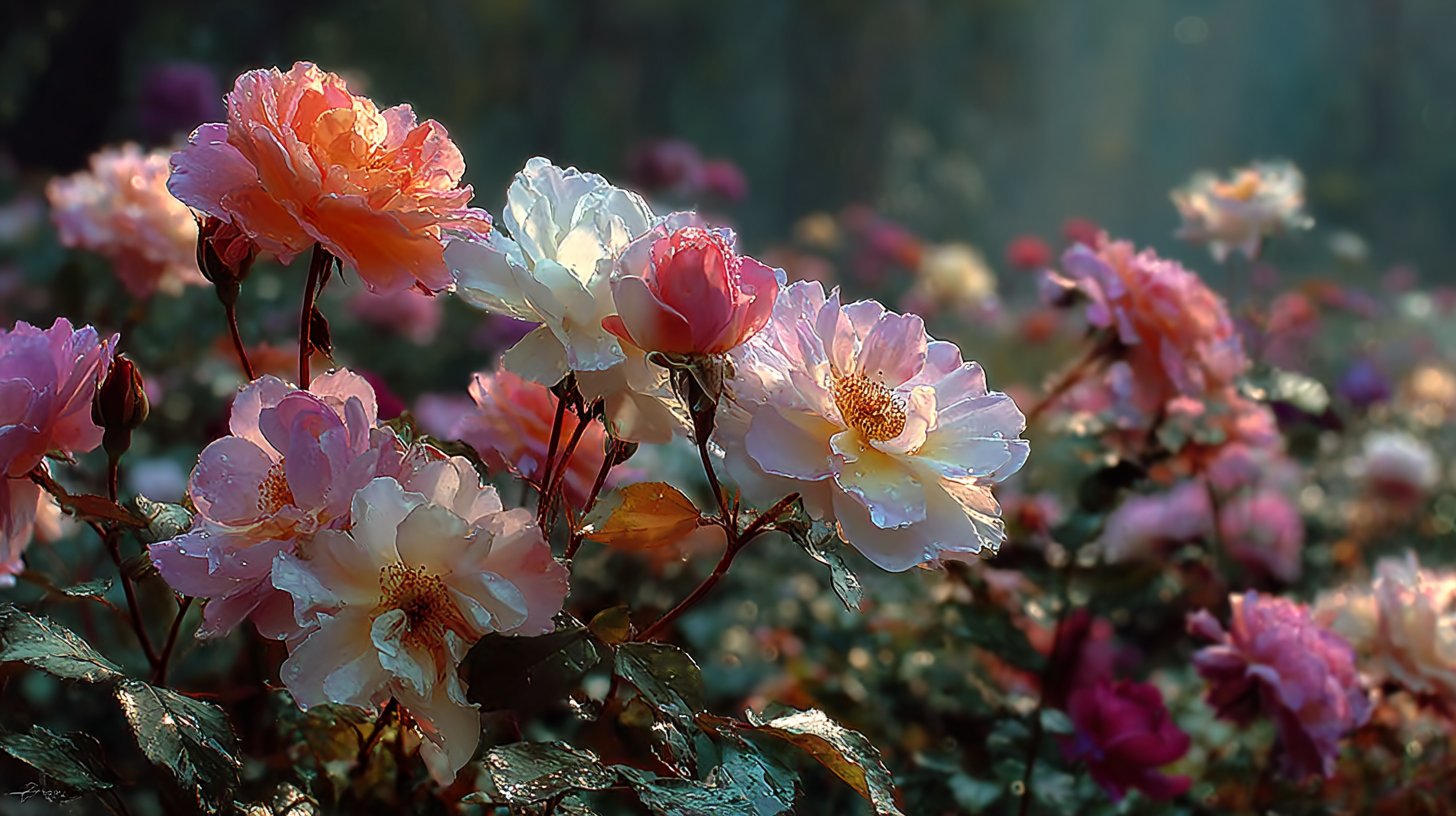 Roses in their colors: Experience a deep feeling