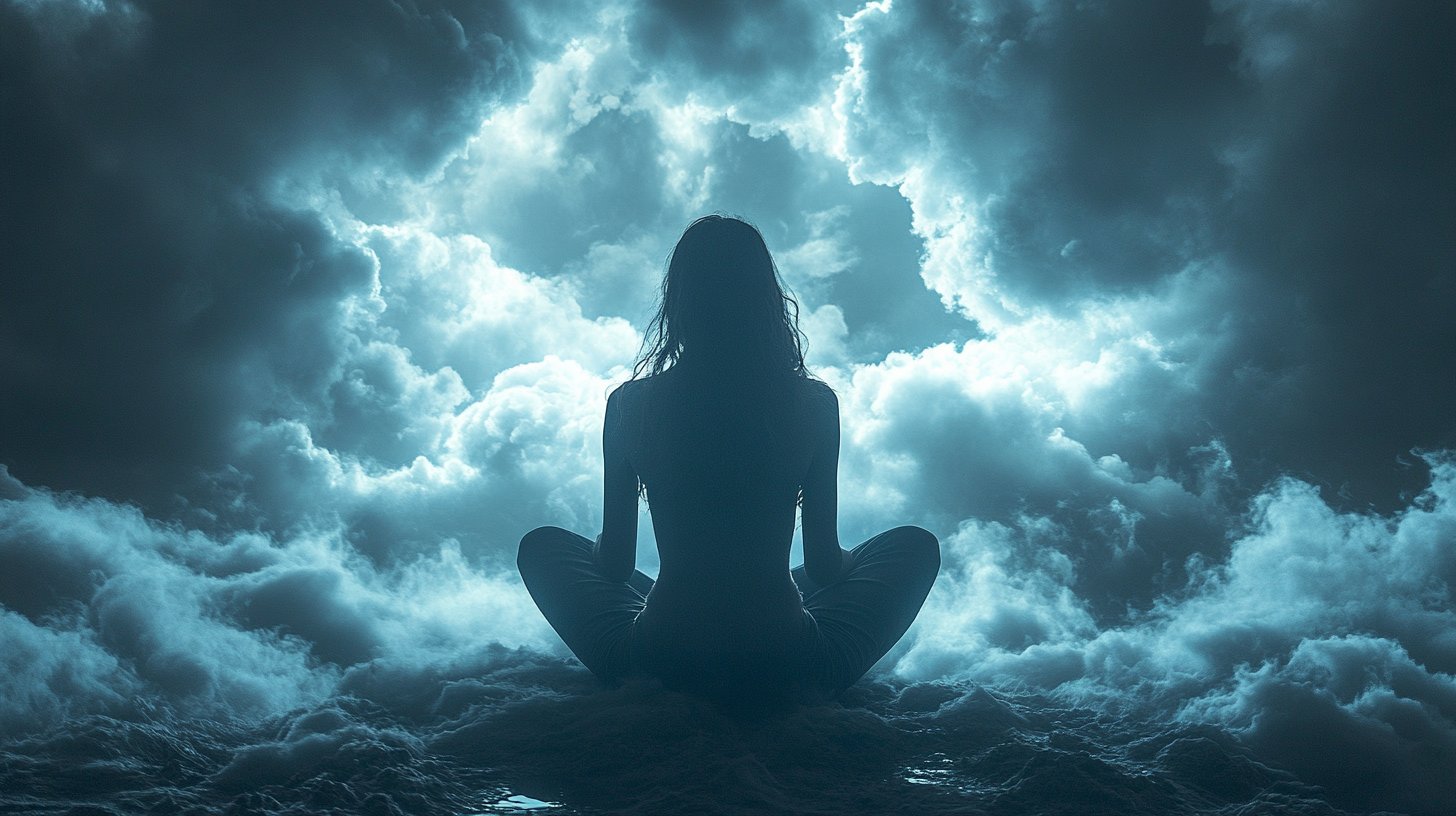 Solo en una tormenta de negatividad.