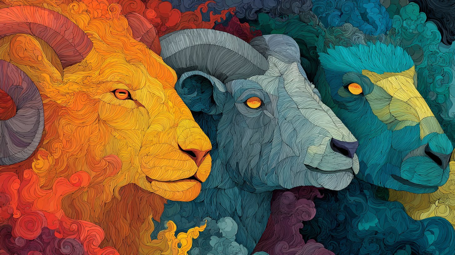 Die feurigen Zeichen: Widder, Löwe und Schütze