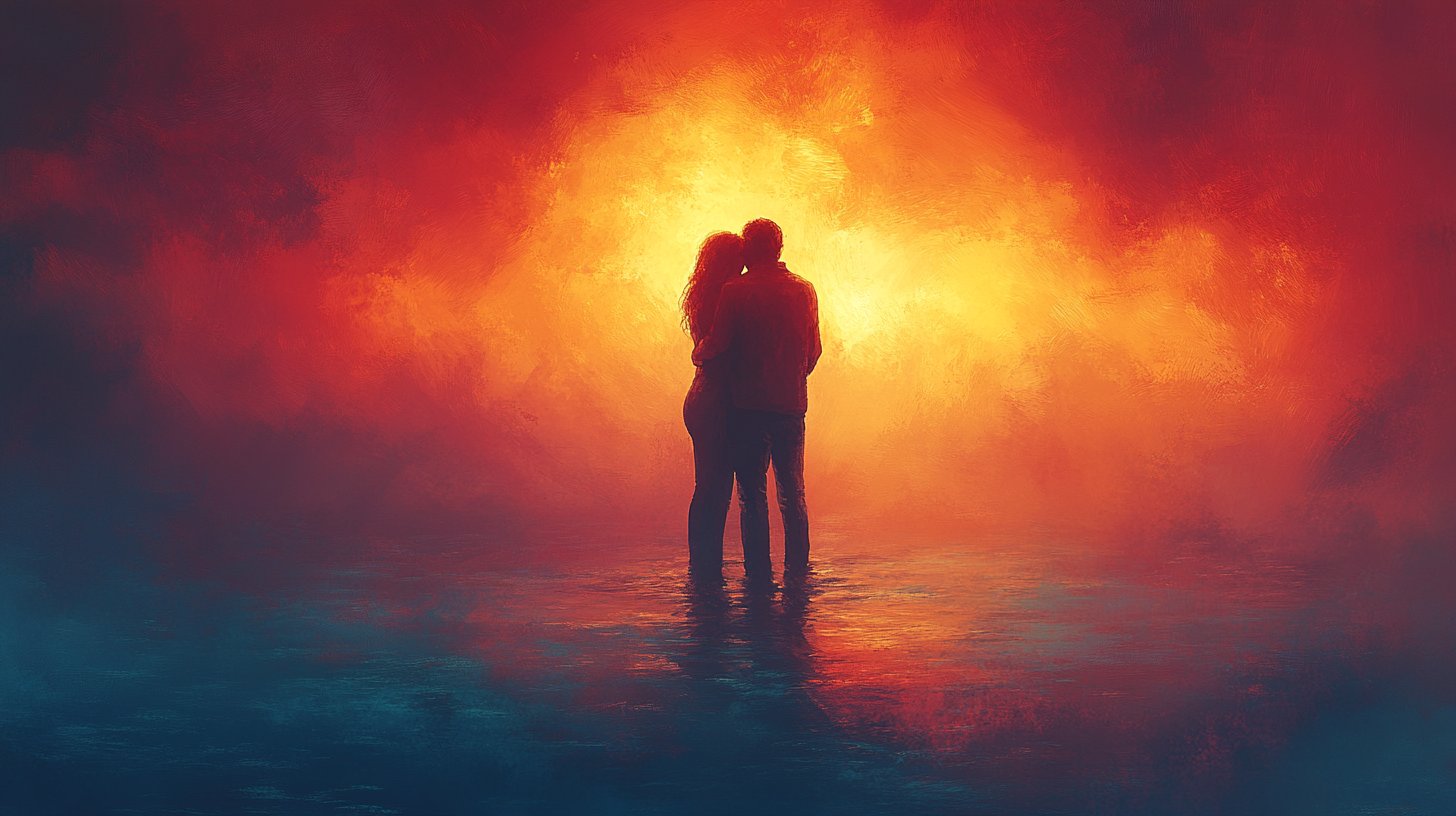 Un amico sostiene un altro in un momento difficile.