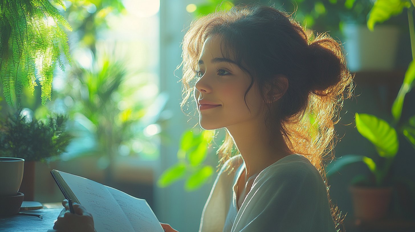 Achtsam Entscheidungen im ruhigen Umfeld treffen.