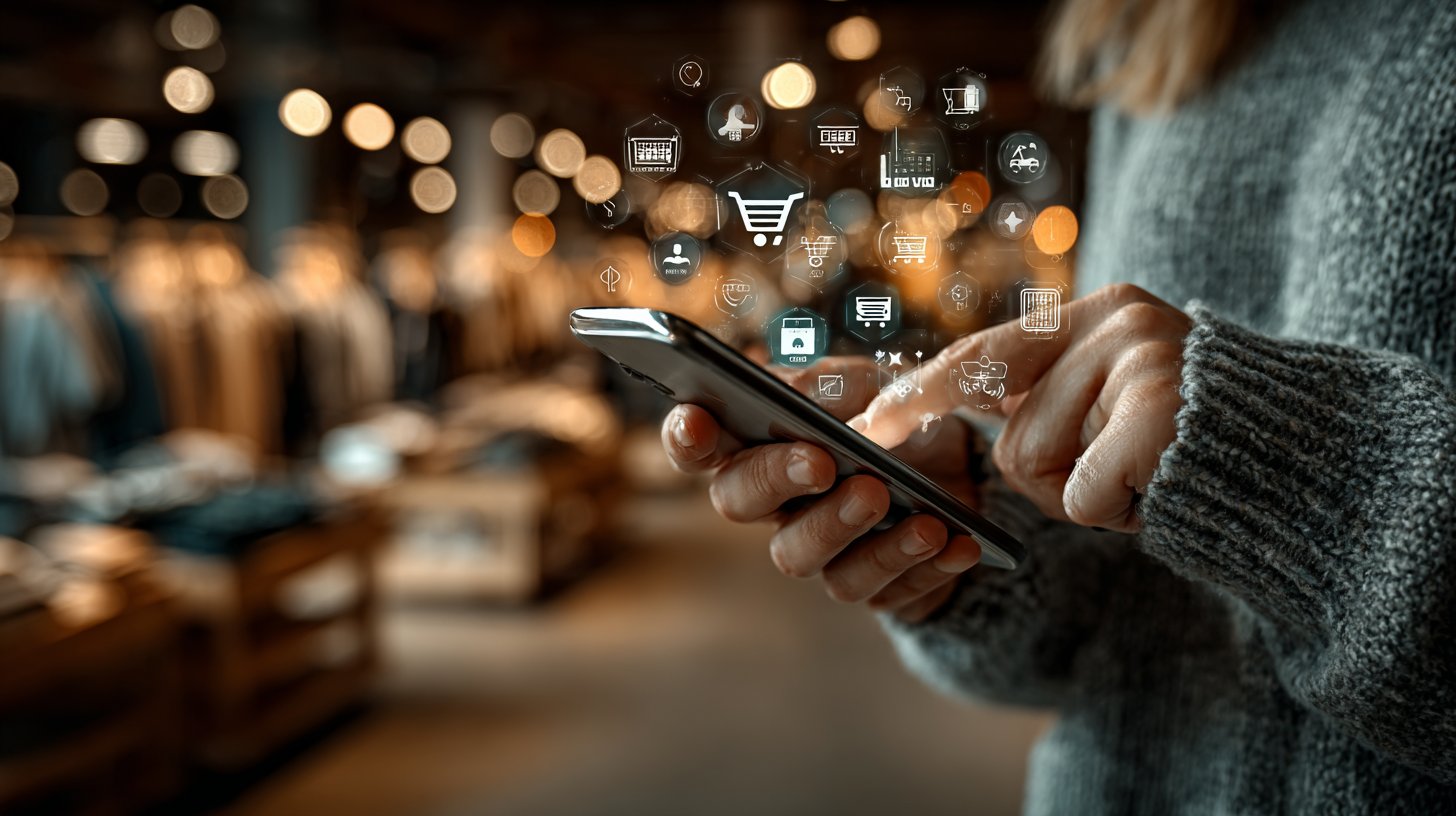 Technologie erleichtert das Einkaufen.