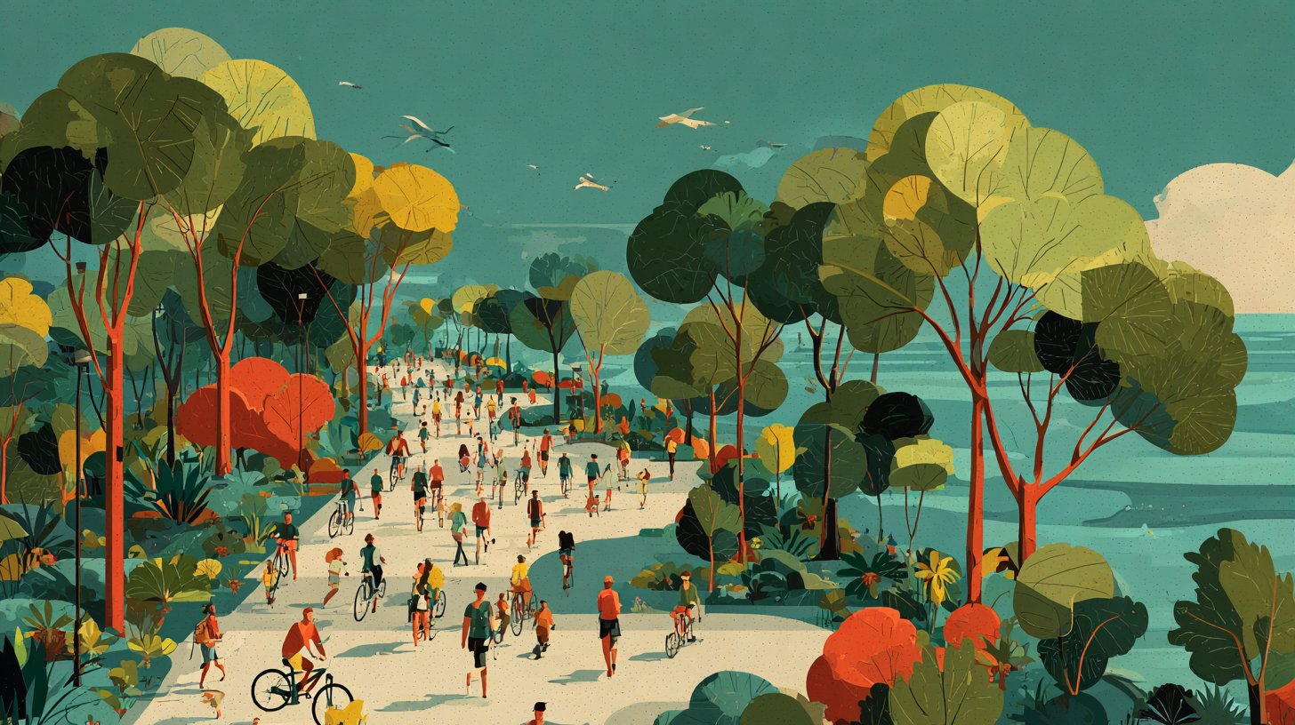 Bewege dich und bleib aktiv