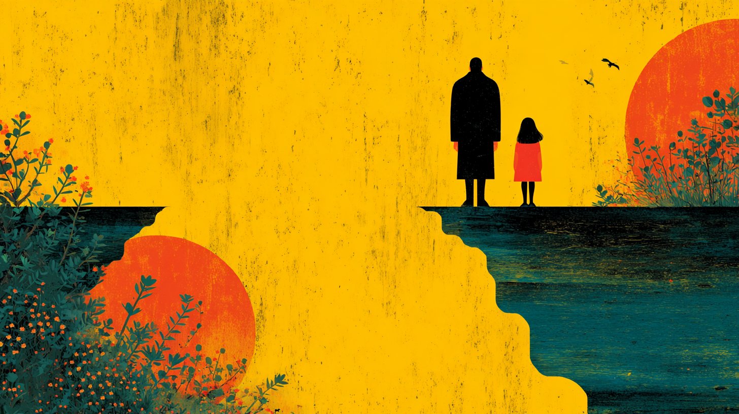 Ein strenger, liebevoller Blick aus der Ferne.