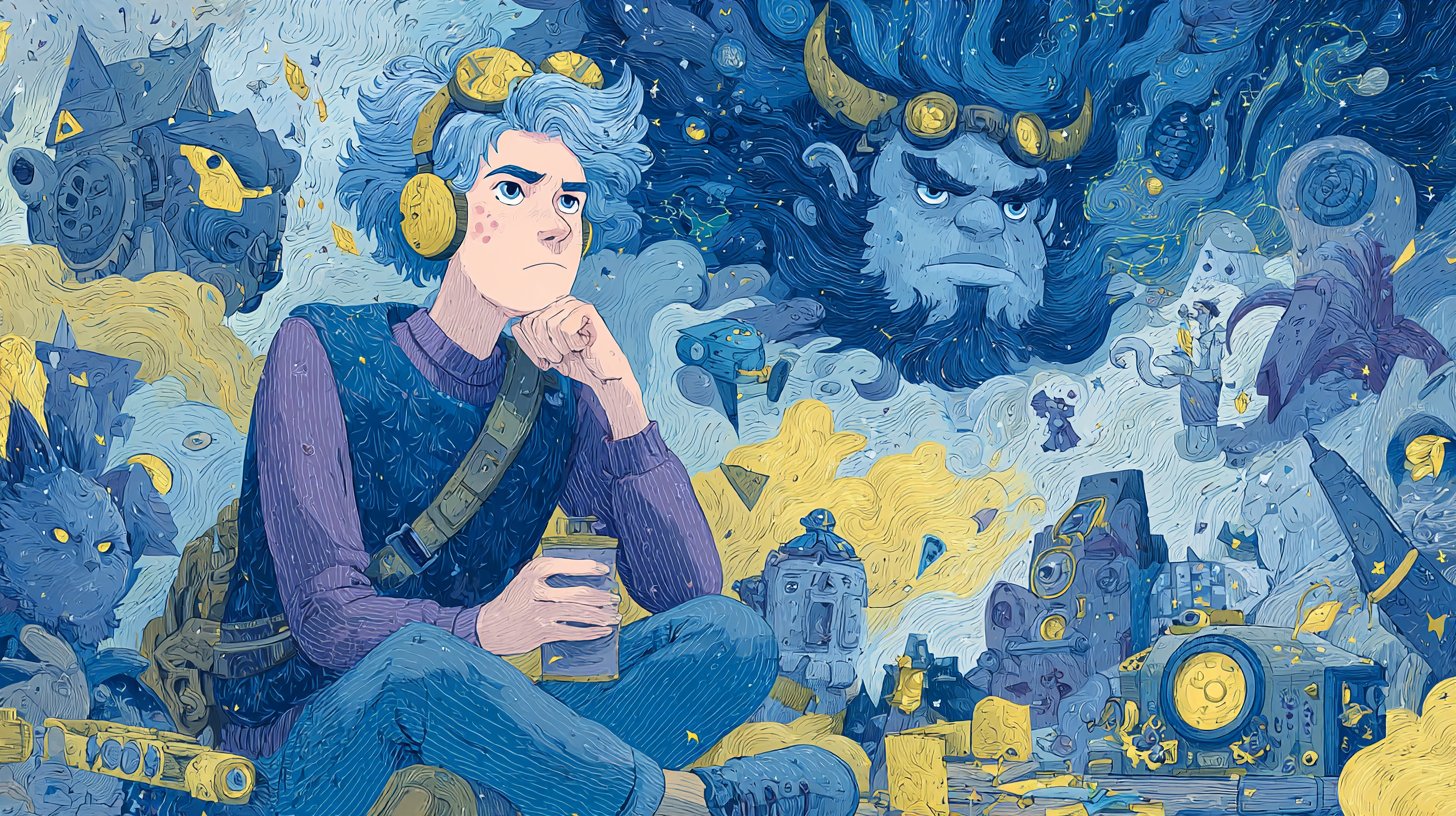 L'amour non conventionnel fleurit dans un paysage urbain moderne coloré.