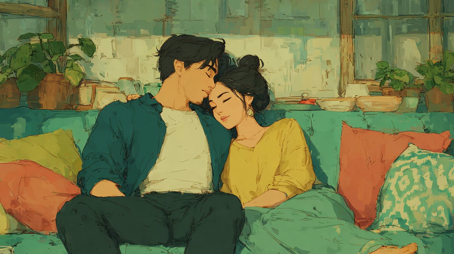 How the cuddle position reveals your relationship