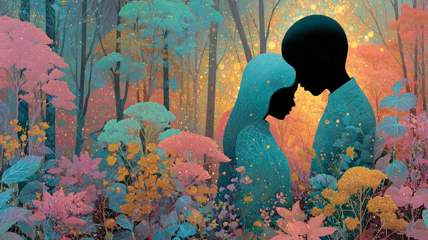 Innige Verbundenheit in der Natur.