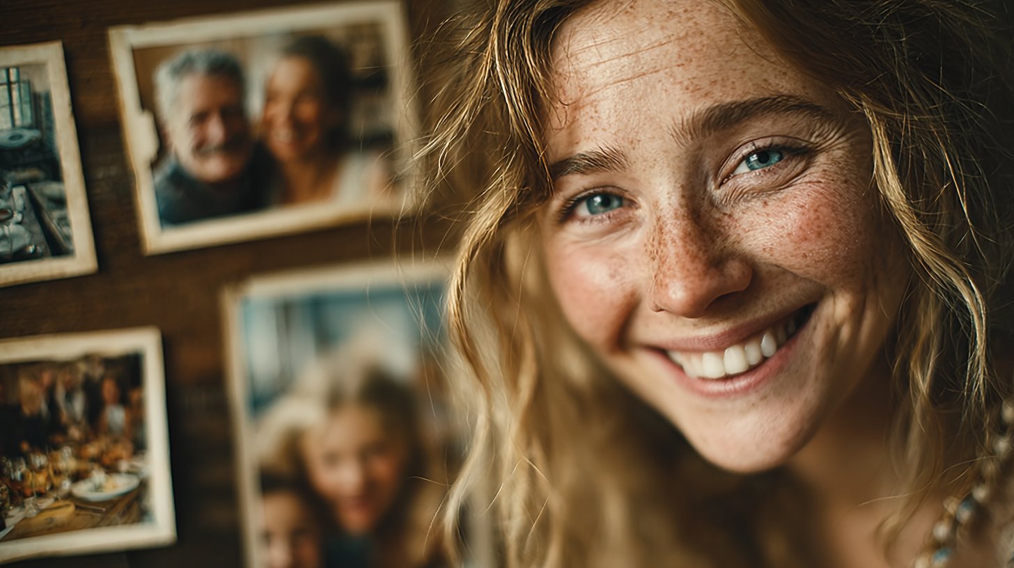 Eine Collage voller fröhlicher Erinnerungen und gemeinsamer Lacher.