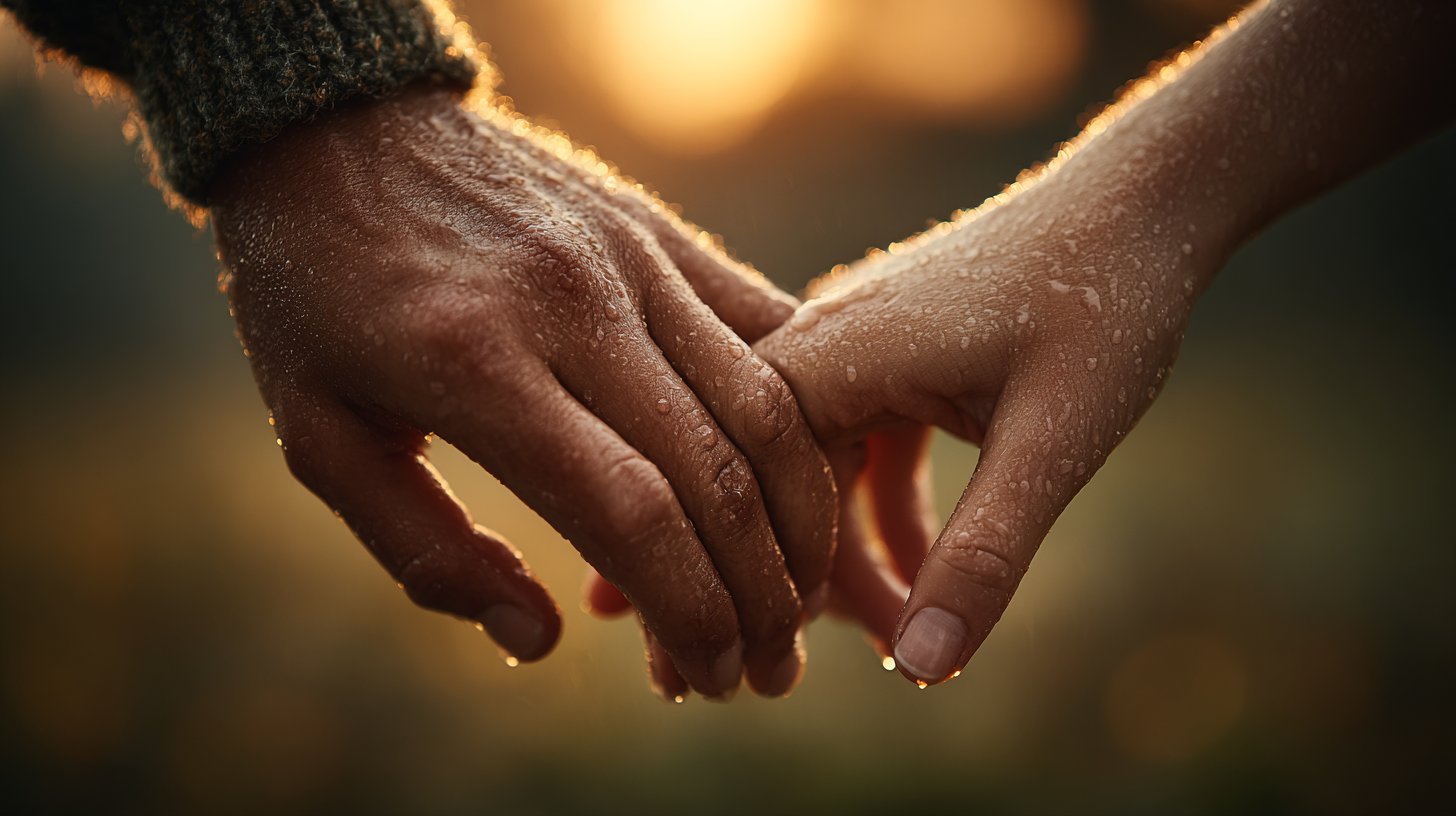 Hände, die Vertrauen und Offenheit symbolisieren.