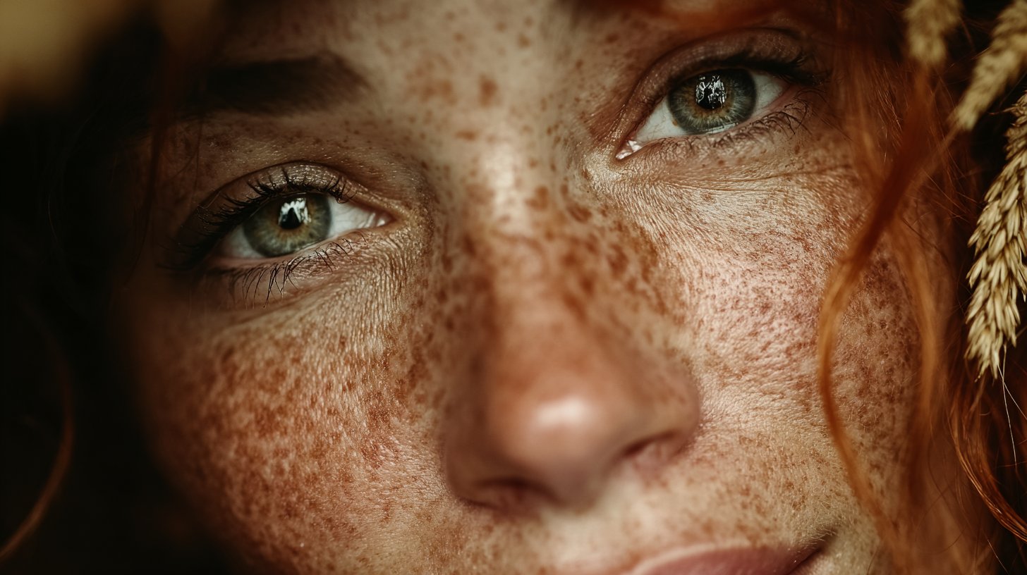 Eine Nahaufnahme einer emotionalen, herzlichen Momentaufnahme.