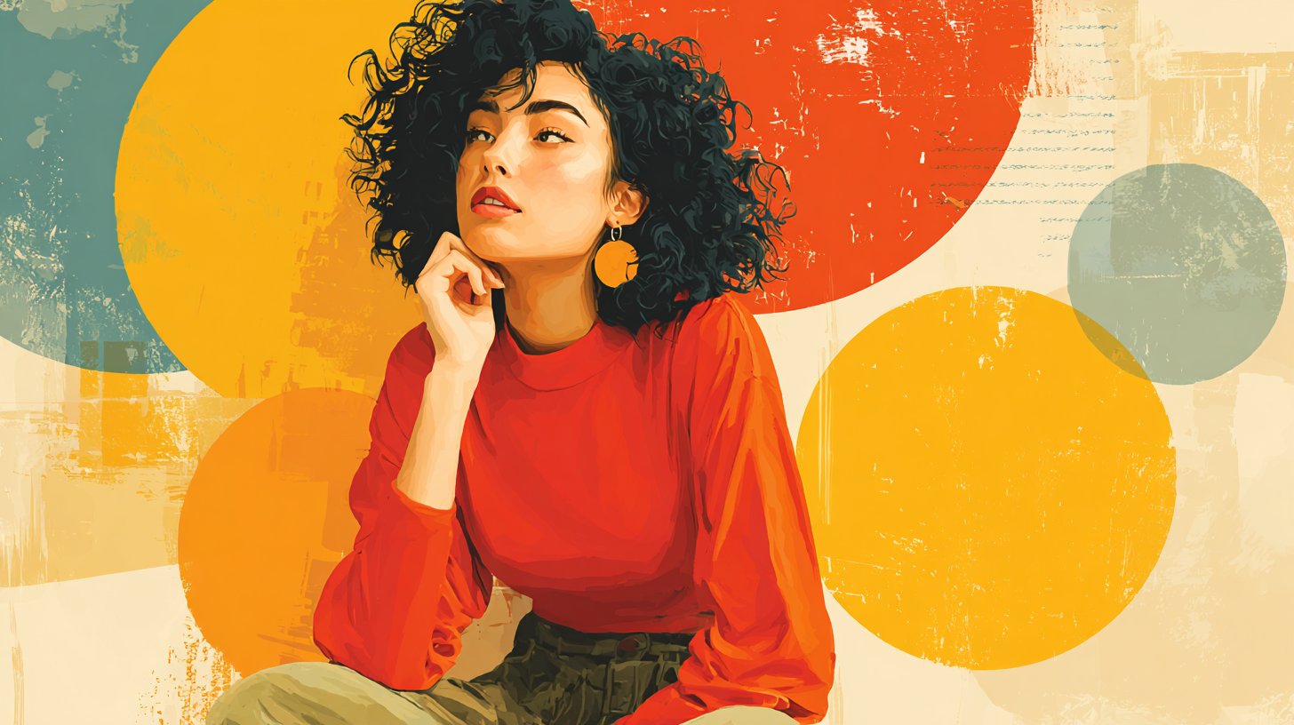 Eine Person setzt freundlich Grenzen, um einen respektvollen Raum zu schaffen.