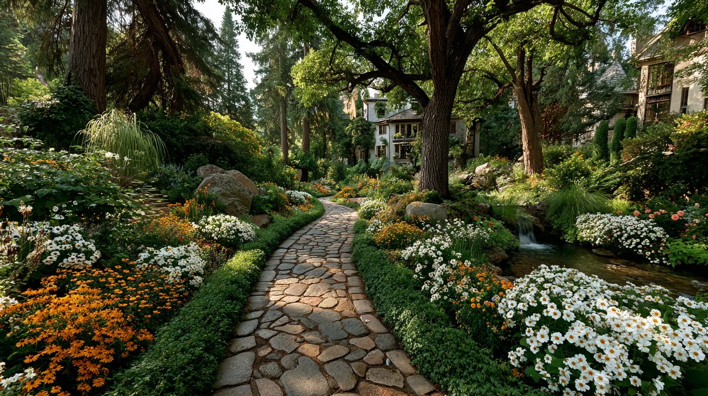 Metapher für Respekt vor Grenzen in einem Garten.