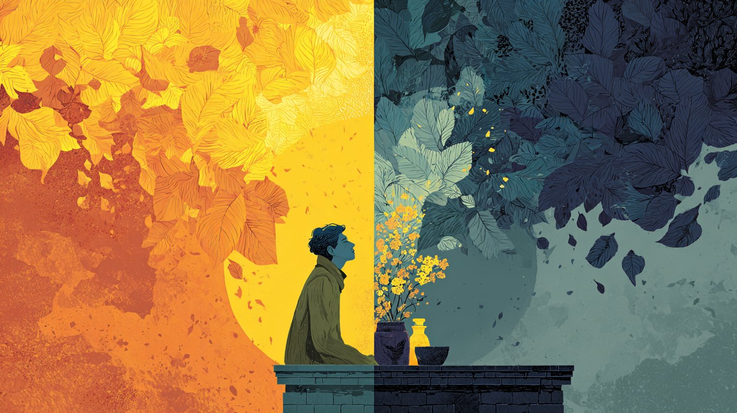 Kontrast zwischen Dankbarkeit und Distanz.