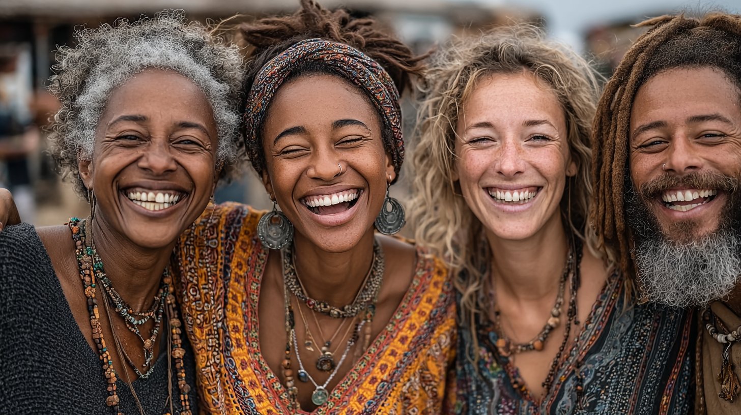 Eine gemütliche Kaffeestube, in der zwei Leute lebhaft sprechen.