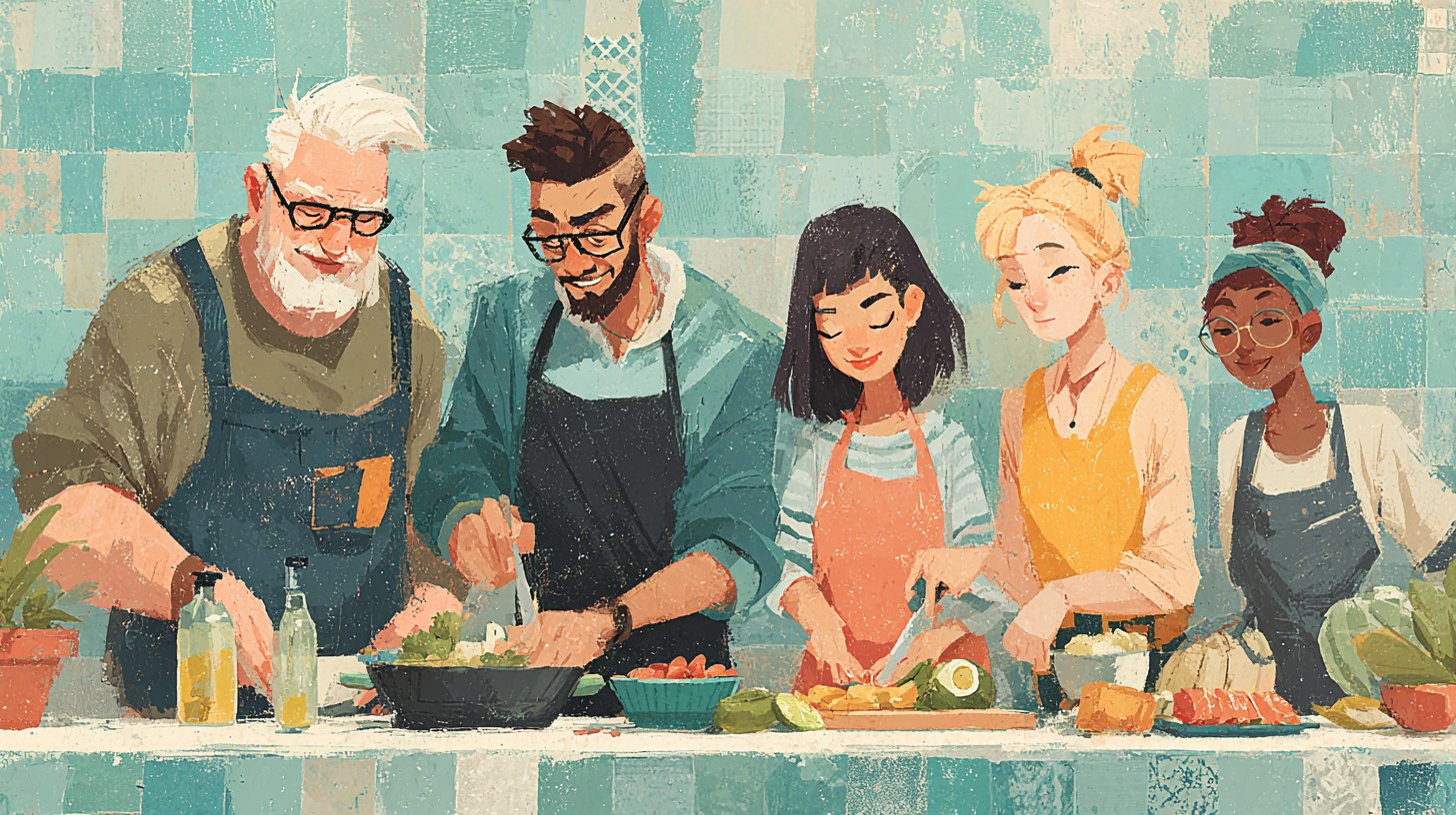 Ein Paar wandert fröhlich auf einem malerischen Bergweg.