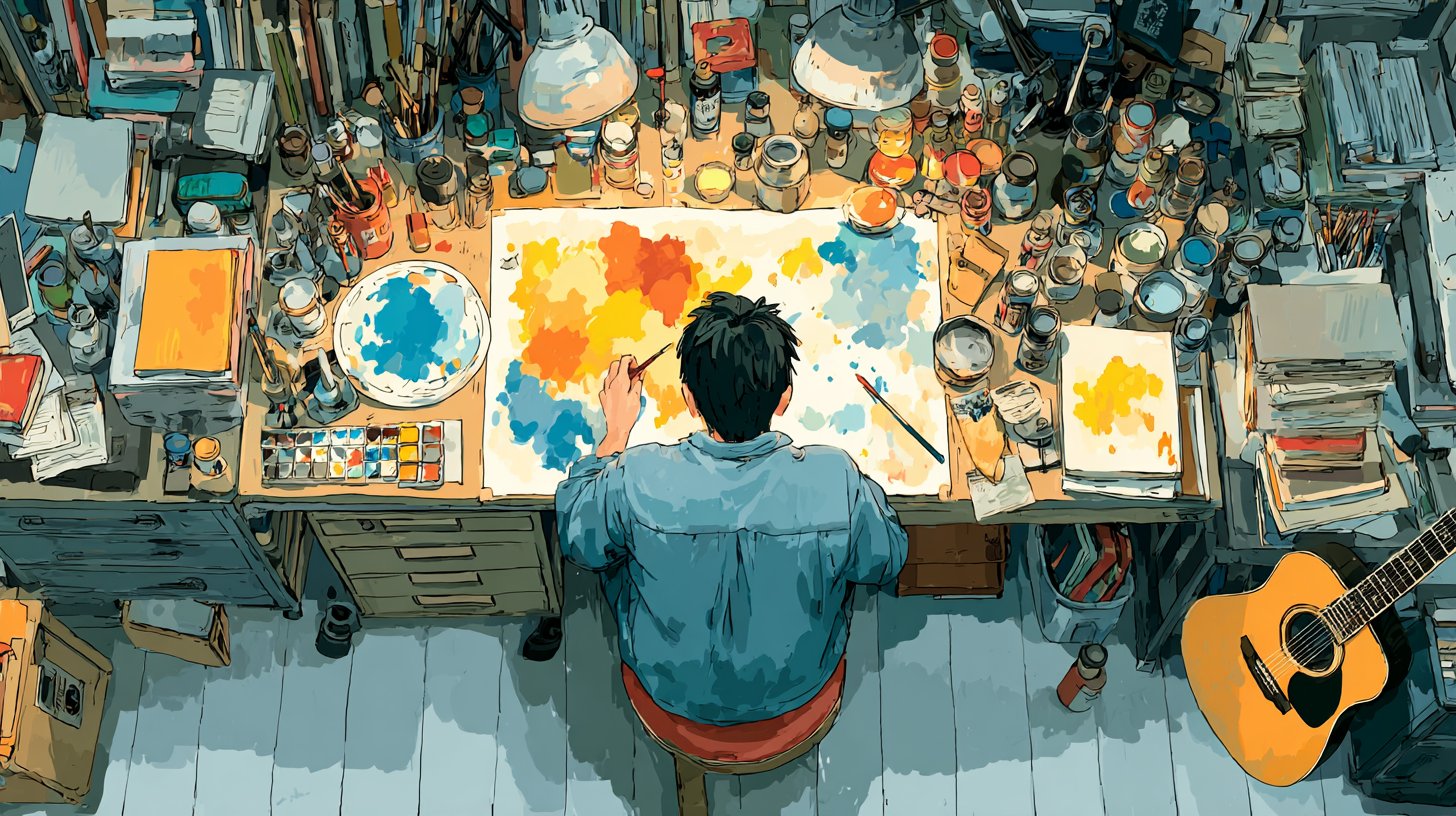 Wilder Geist von Widder, Stier und Zwilling in künstlerischer Darstellung.