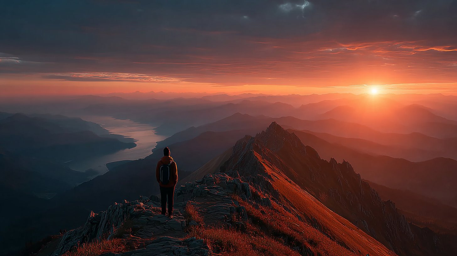Ein Traumfänger mit verblassenden Träumen schwebt im Himmel.