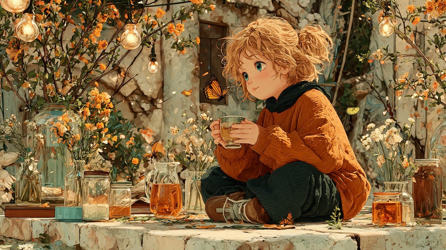 Ein Individuum in einem ruhigen Park, bereit für das Gespräch.