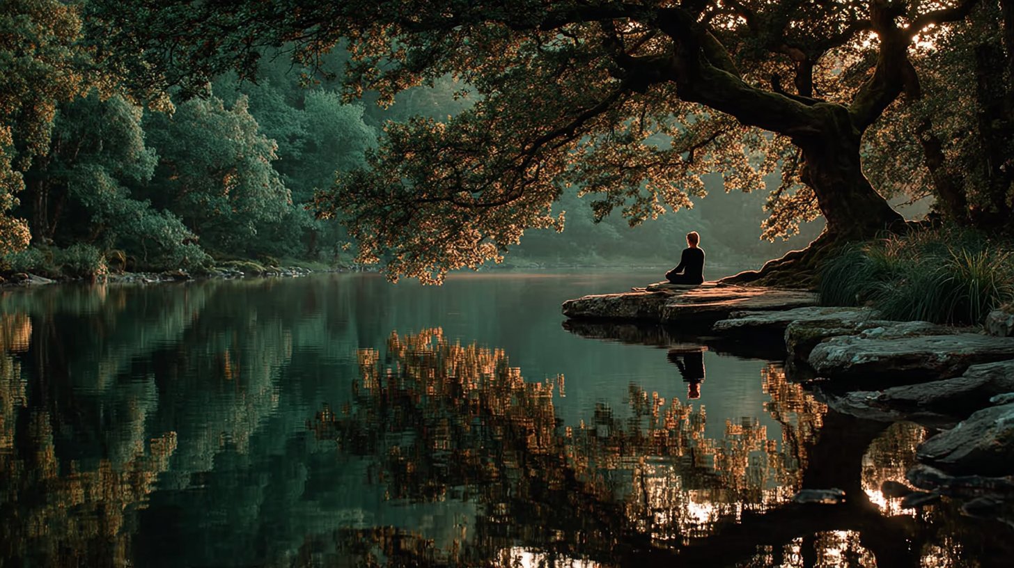 Zwei Figuren sitzen schweigend, eine schaut weg und fühlt sich nicht gehört.
