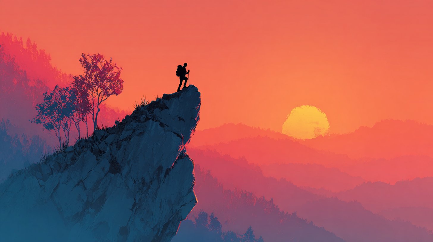 Eine nachdenkliche Person betrachtet ein verzerrtes Spiegelbild ihrer selbst.