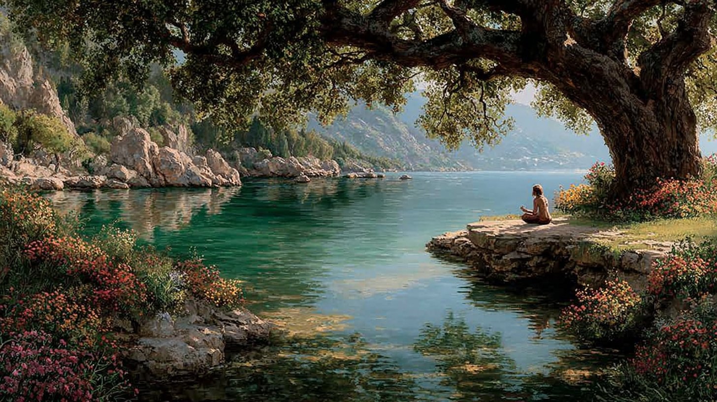 Zwei Freunde, die in einem gemütlichen Café eine herzliche Moment teilen.