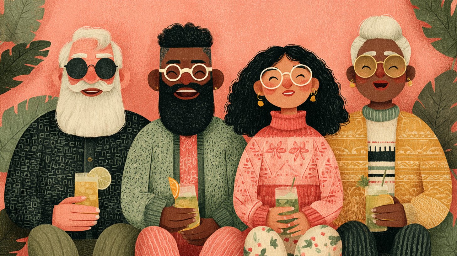 Verbundene Herzen, die emotionalen Support und Zusammengehörigkeit darstellen.