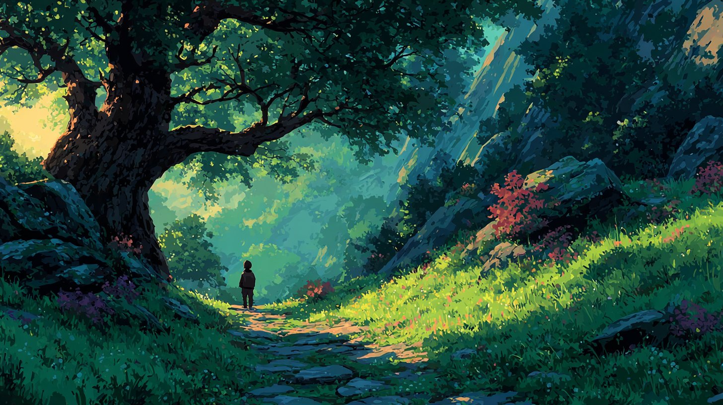 Brücke aus Wörtern für kreative Kommunikation.