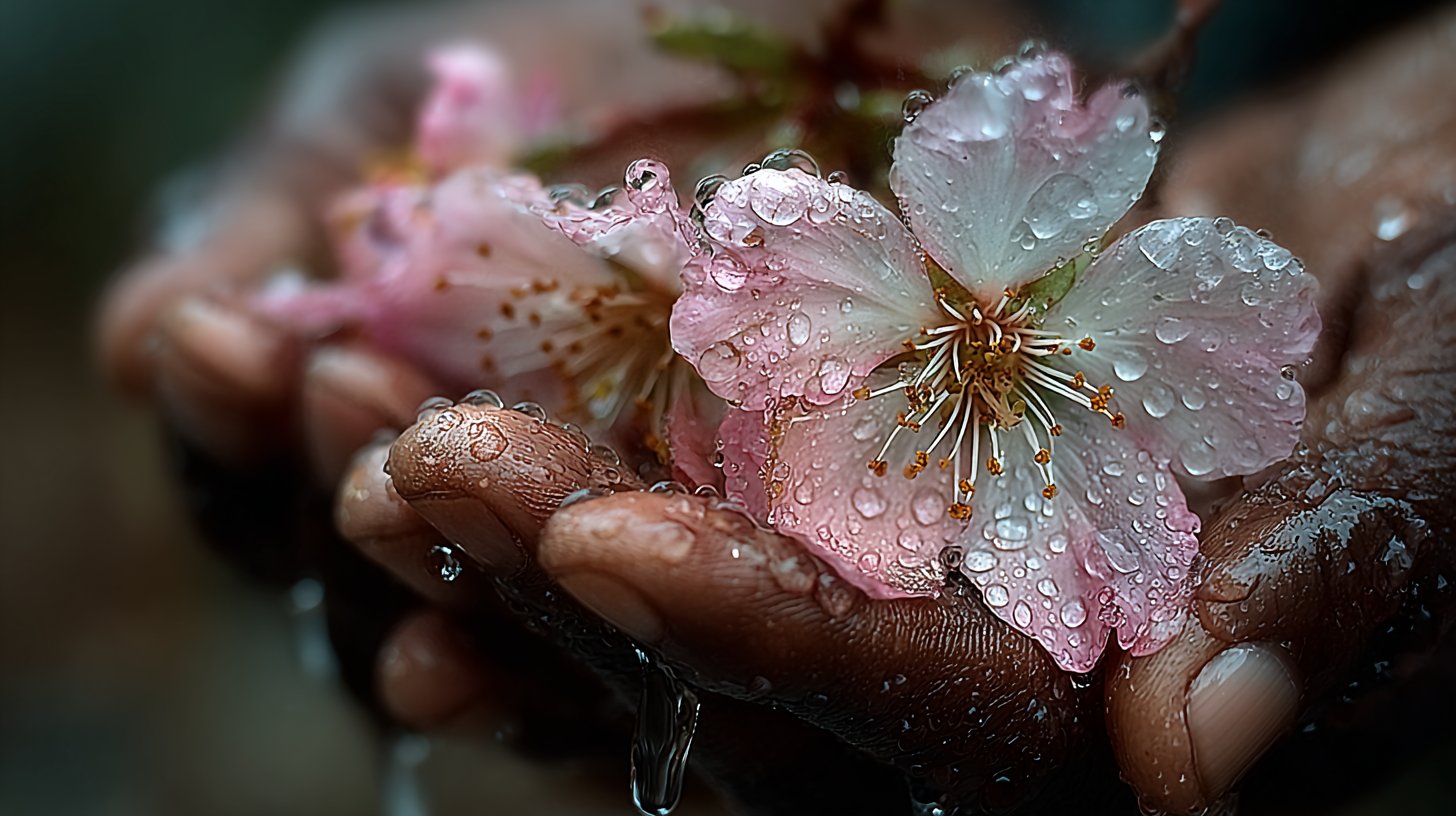 Künstlerische Darstellung der Zahl 1414 in Licht.