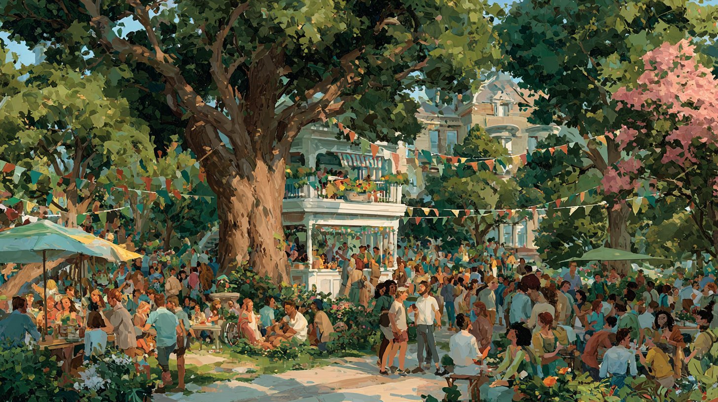 Silhouette forte au sommet d'une montagne.