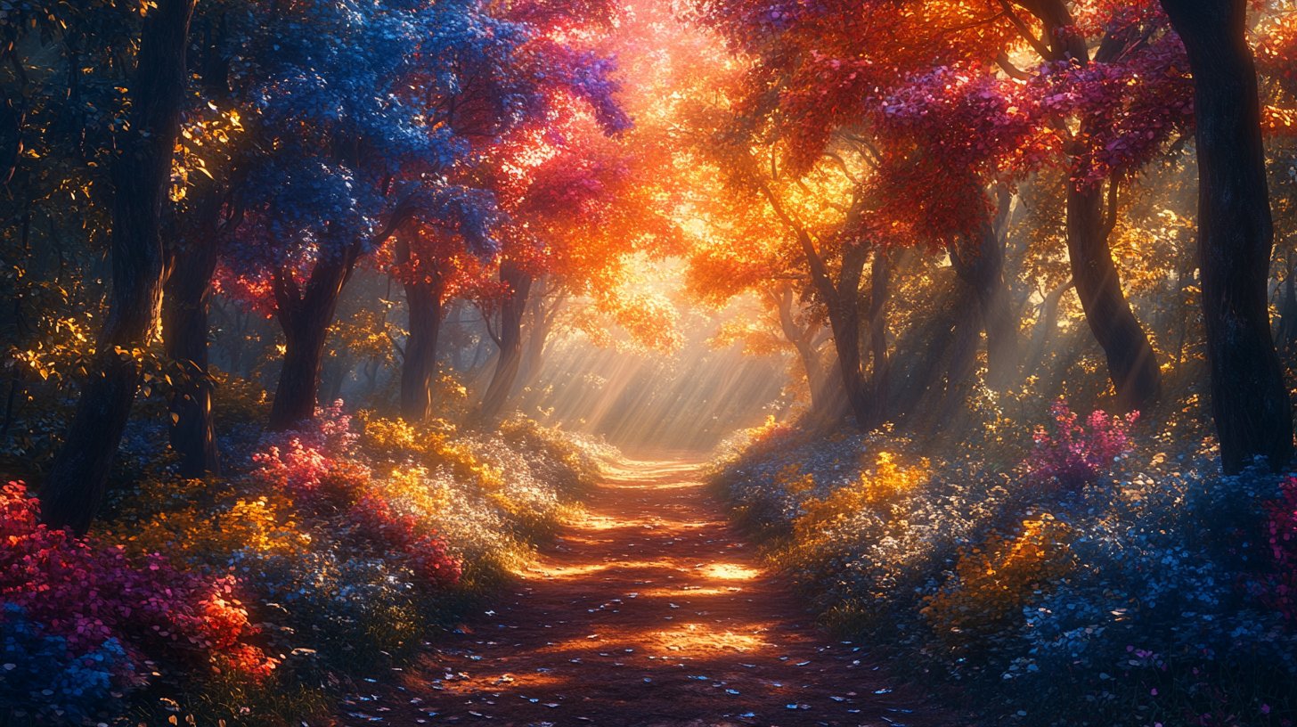 Un sentiero magico da esplorare.