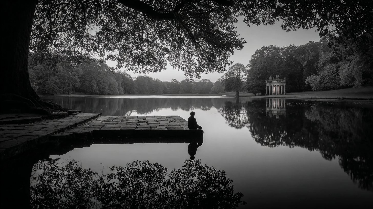 Ein einladendes Café mit zwei Menschen im offenen Gespräch.