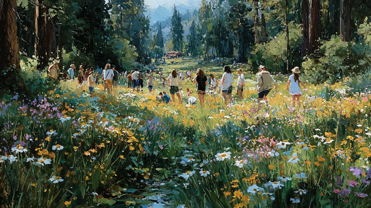 Conversation chaleureuse autour d'un café.