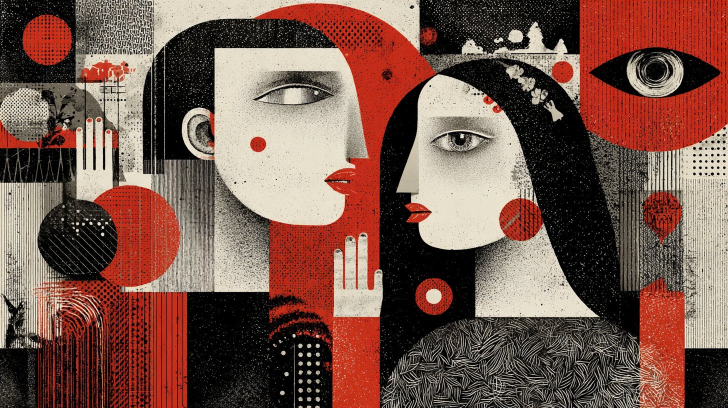 Elementos clave de la comunicación ilustrados.