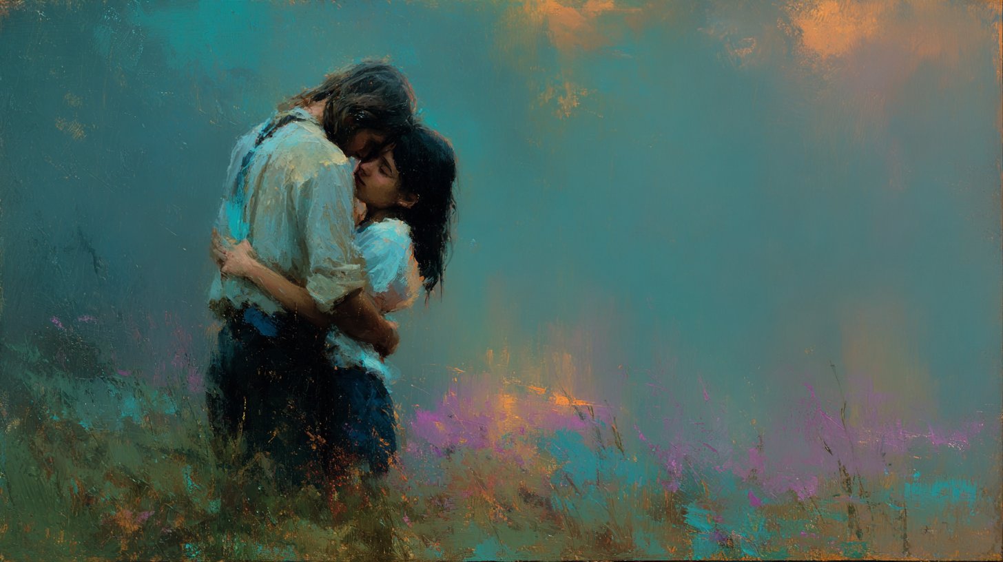 Umarmung der Vergebung und Heilung.