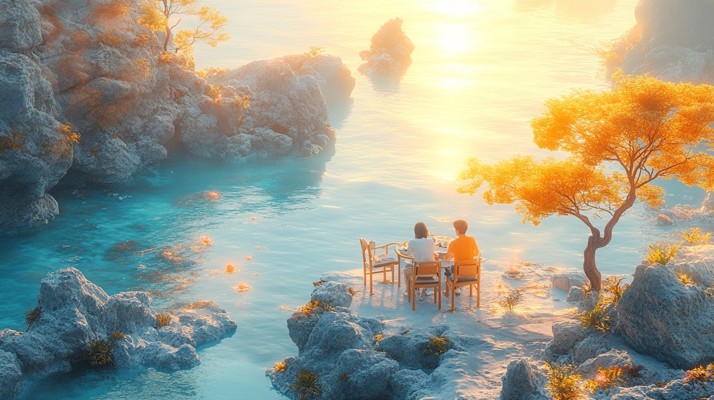 Ein Paar genießt fröhlich gemeinsame Freizeitaktivitäten.