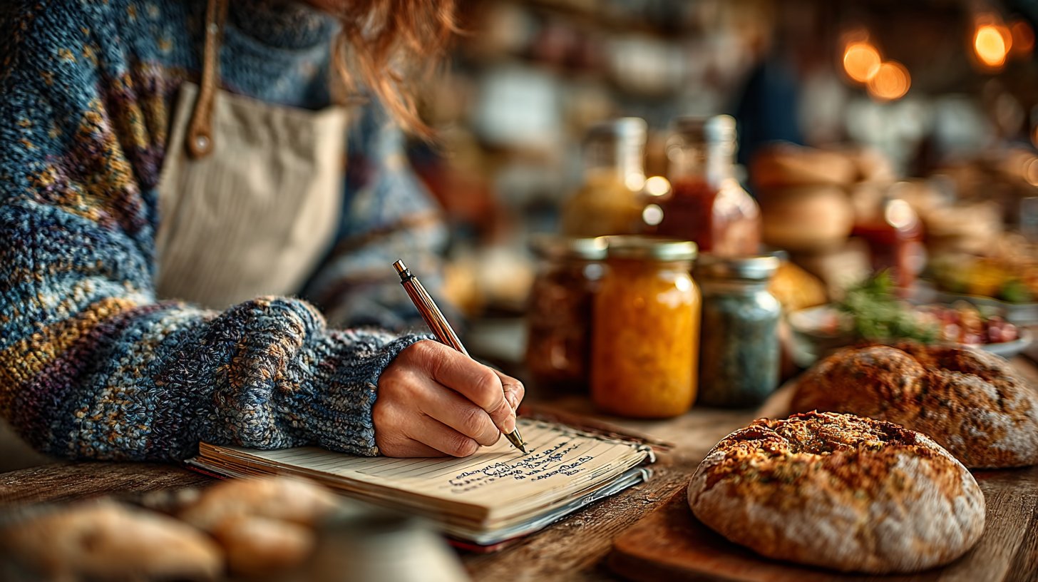 Individuo concentrato monitora spese.