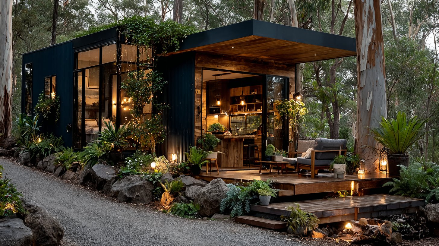 Accogliente tiny house immersa nella natura.