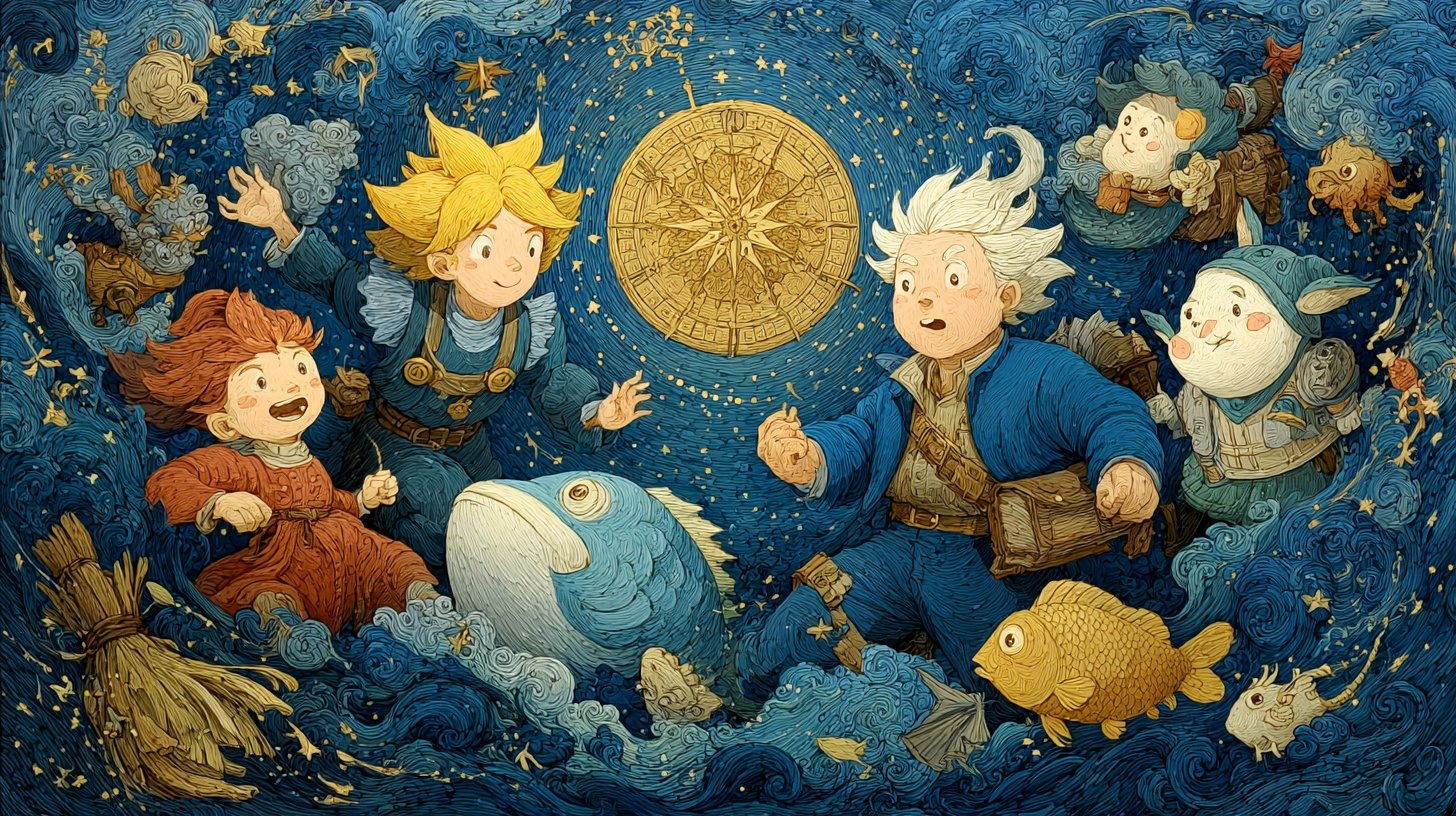 Curious Zodiac Signs Exploring Life