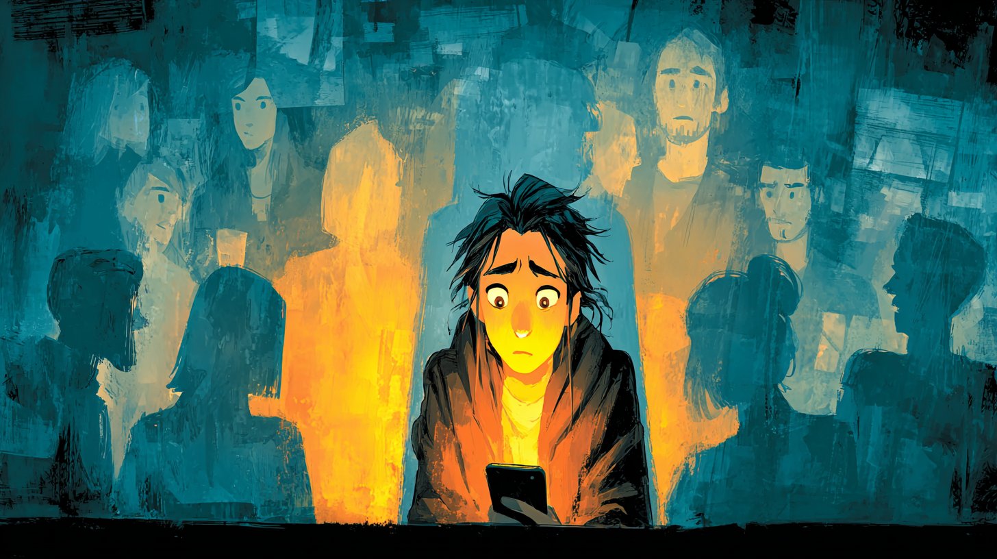 Die Schattenseiten digitaler Freundschaften