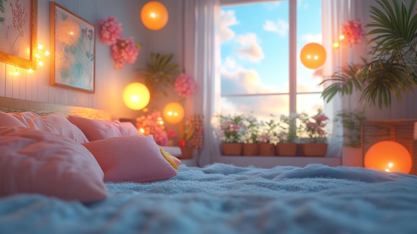 Eine Überraschungsparty voller Freude und bunter Dekoration.